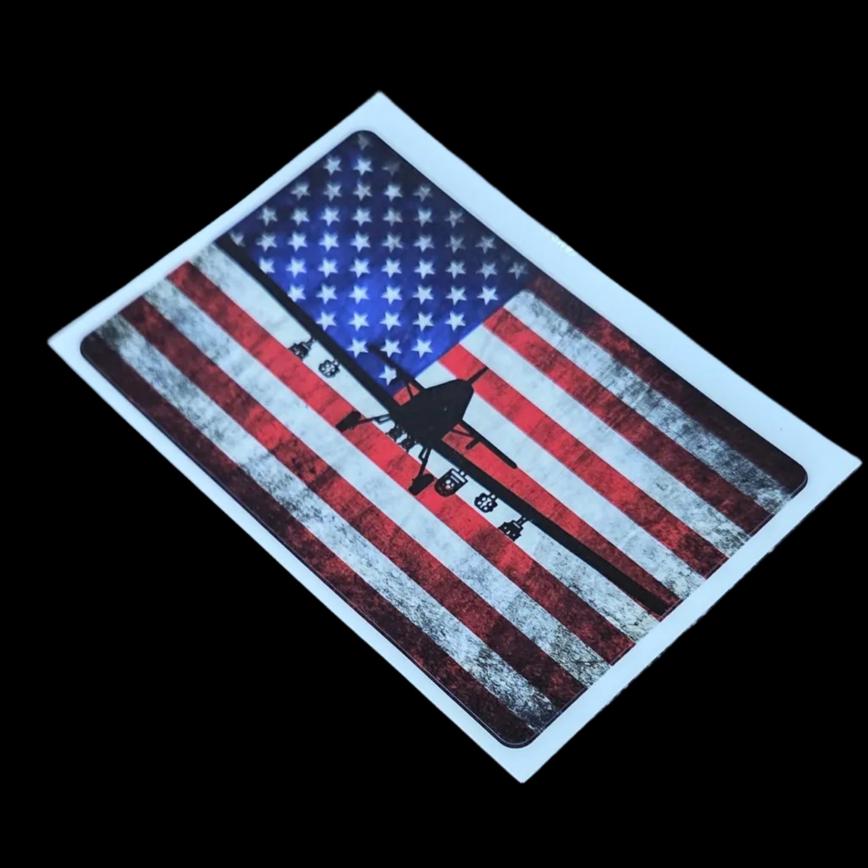 OA-1K SkyRaider II Flag - Vinyl Sticker