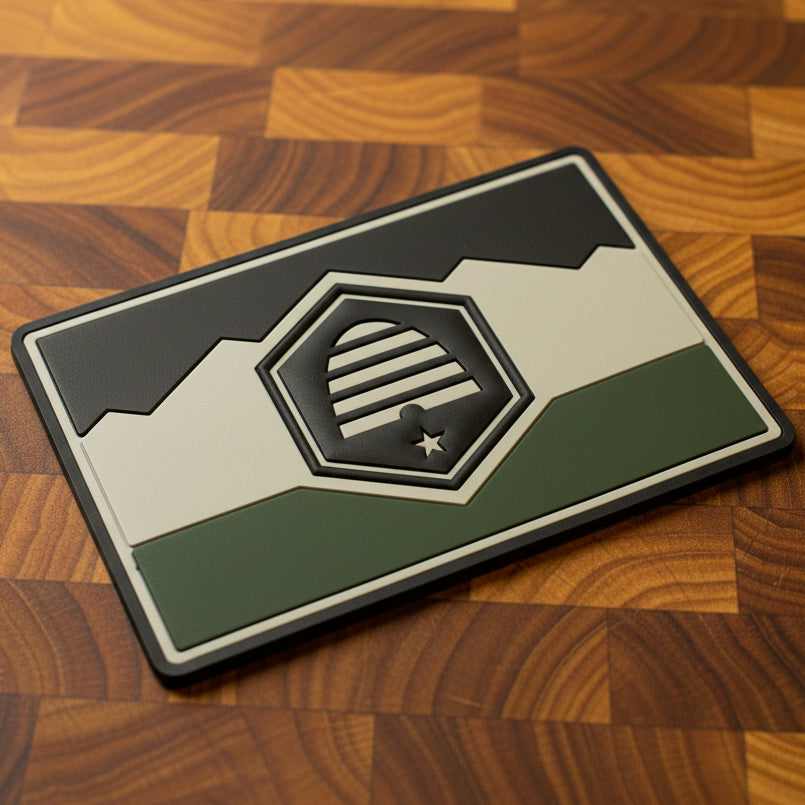Urban Camo State Flag - PVC Patches - Danger Close Apparel