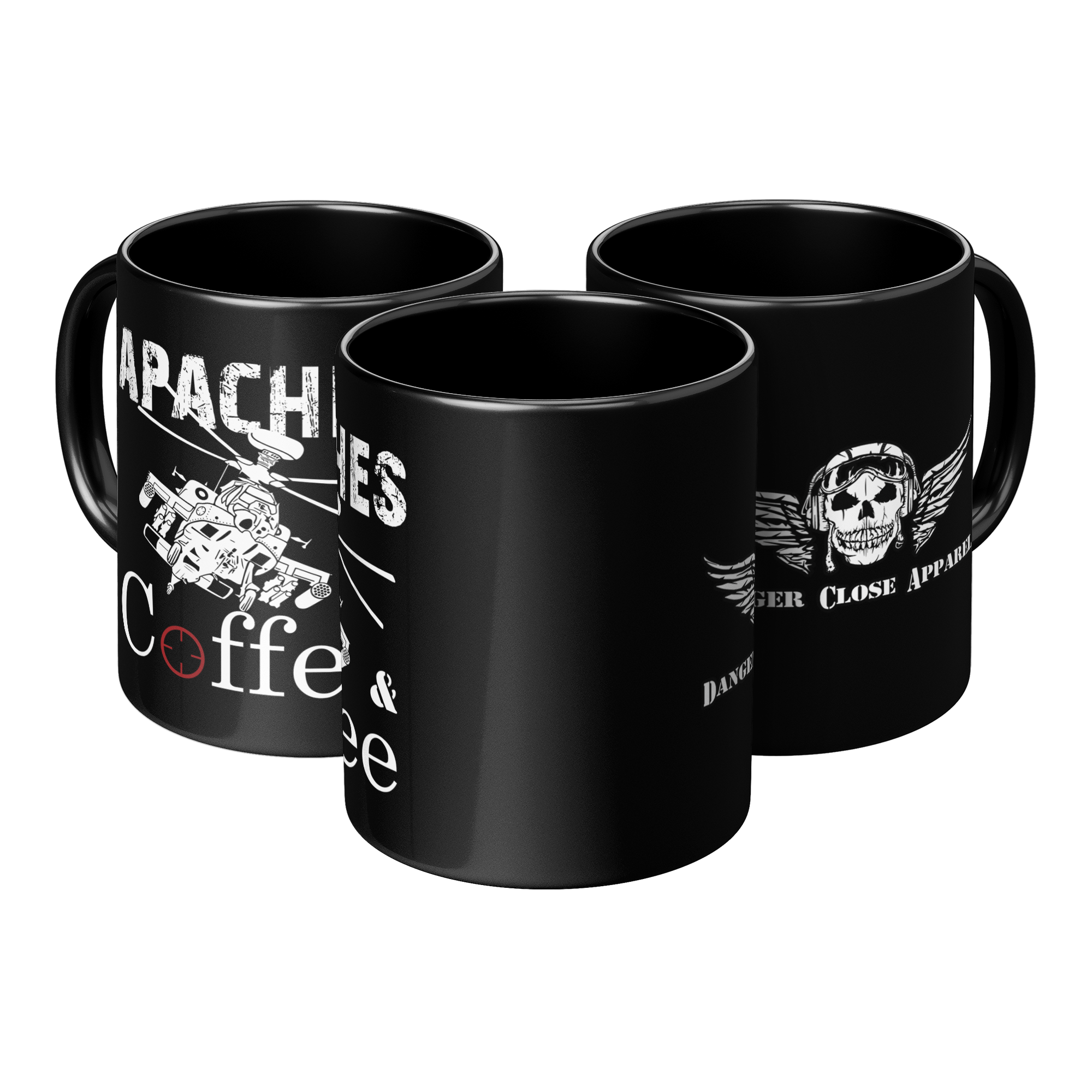 Apaches and Coffee - 11oz Mug - Danger Close Apparel