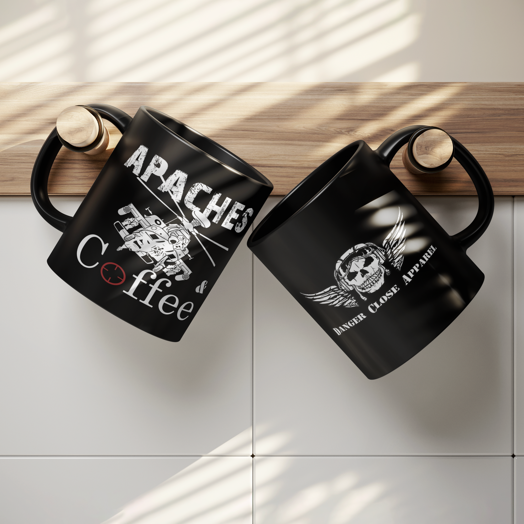 Apaches and Coffee - 11oz Mug - Danger Close Apparel