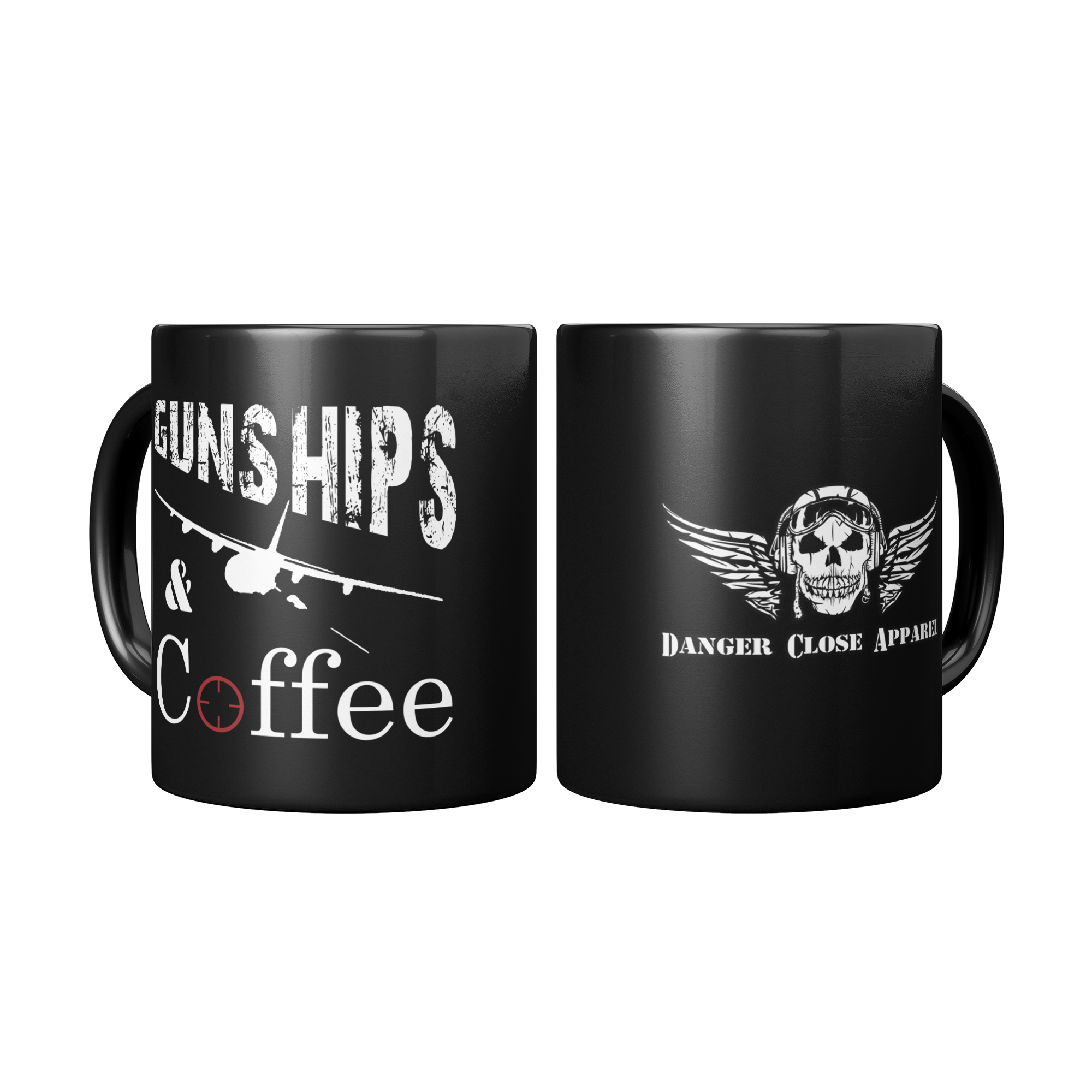 Gunships and Coffee - 11oz Mug - Danger Close Apparel