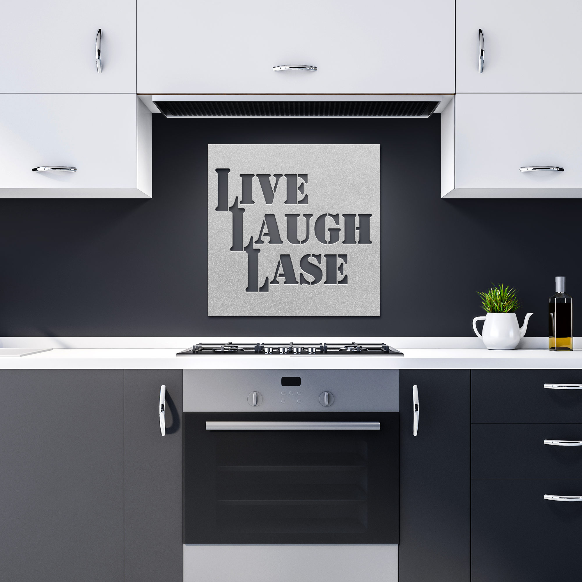 Live Laugh Lase - Metal Sign - Danger Close Apparel