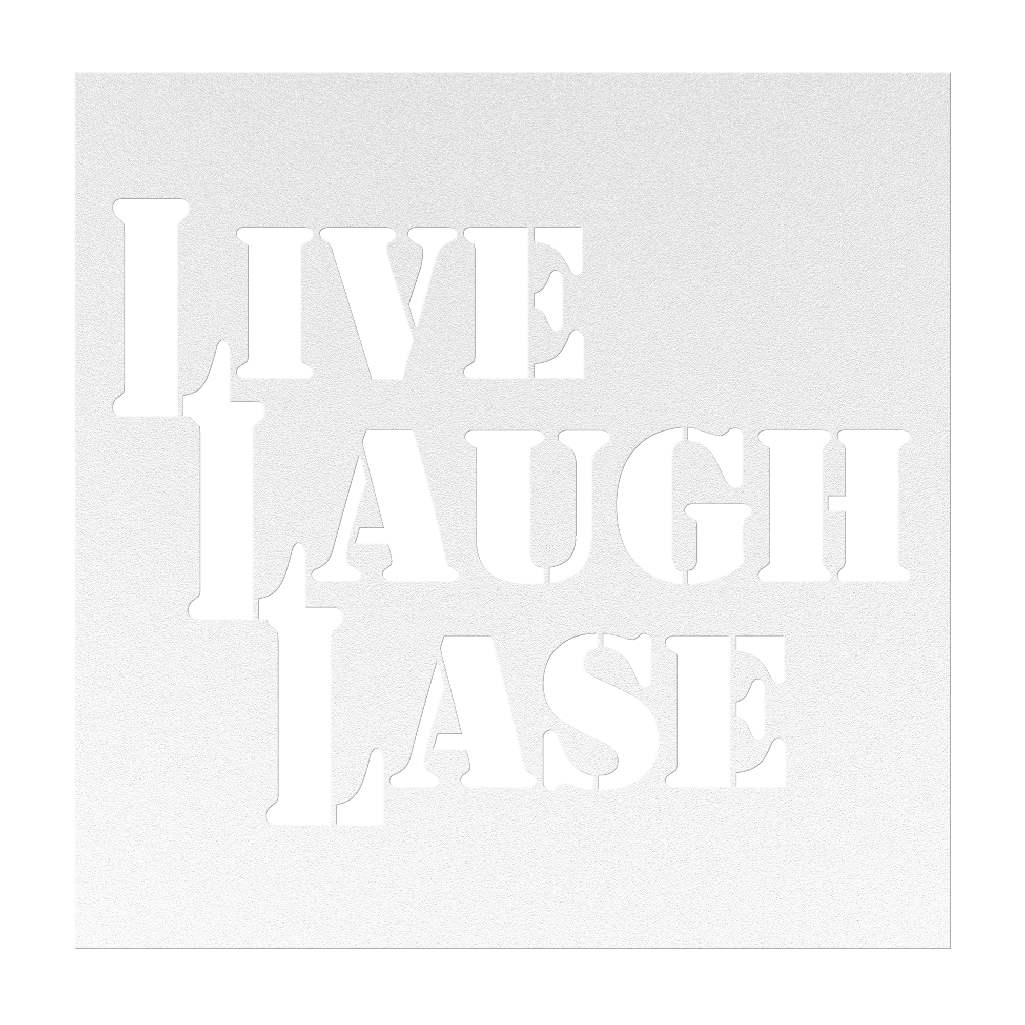 Live Laugh Lase - Metal Sign - Danger Close Apparel