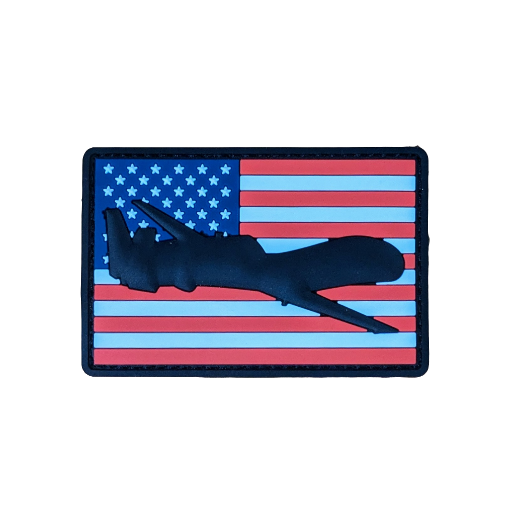 RQ-4 Global Hawk Flag Patch - PVC/Rubberized - Danger Close Apparel