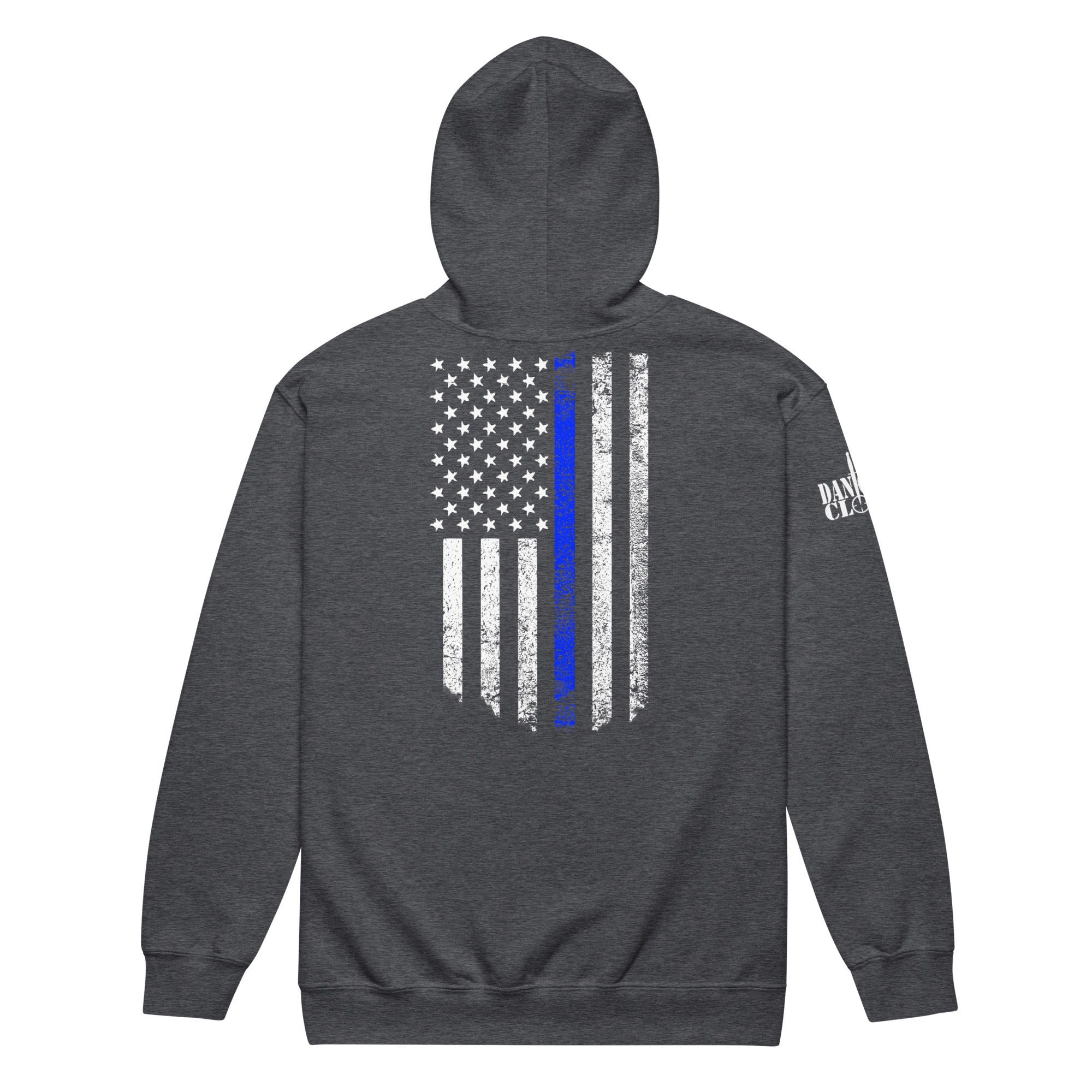 Thin Blue Line Flag - Unisex Hoodie - Danger Close Apparel