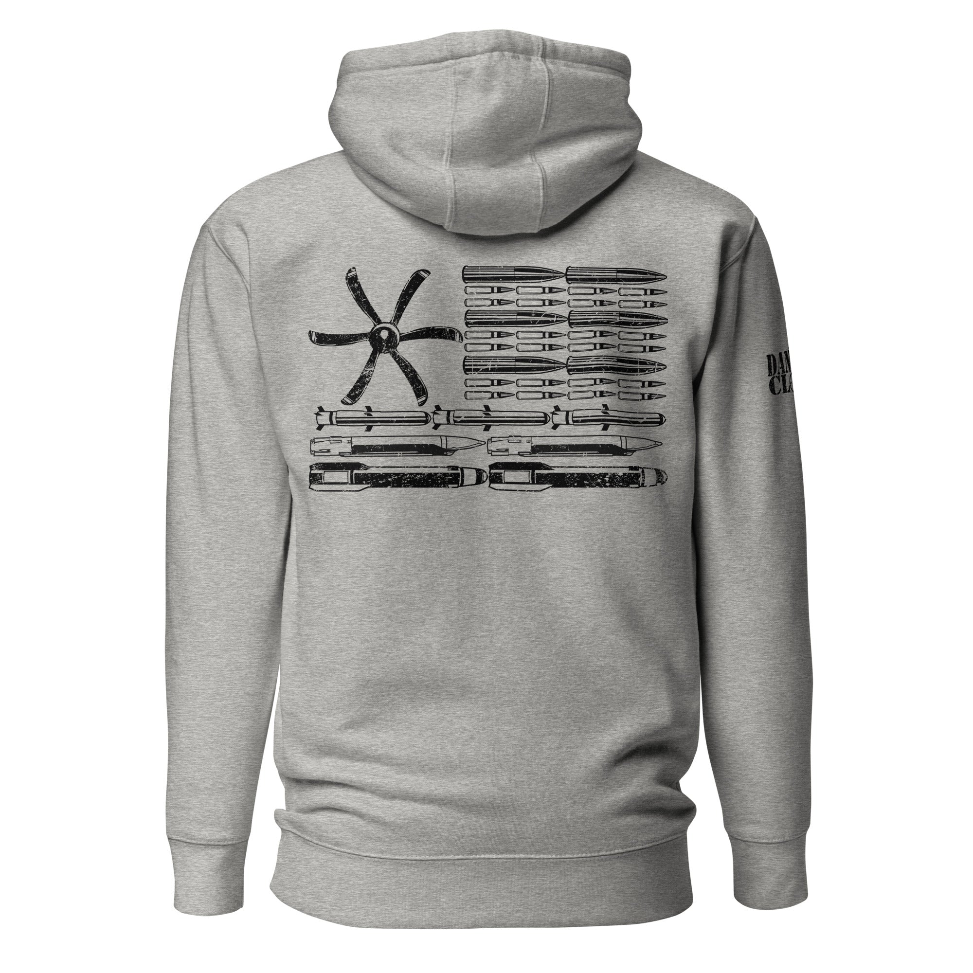 AC-130 Bullet Flag Unisex Hoodie - Danger Close Apparel