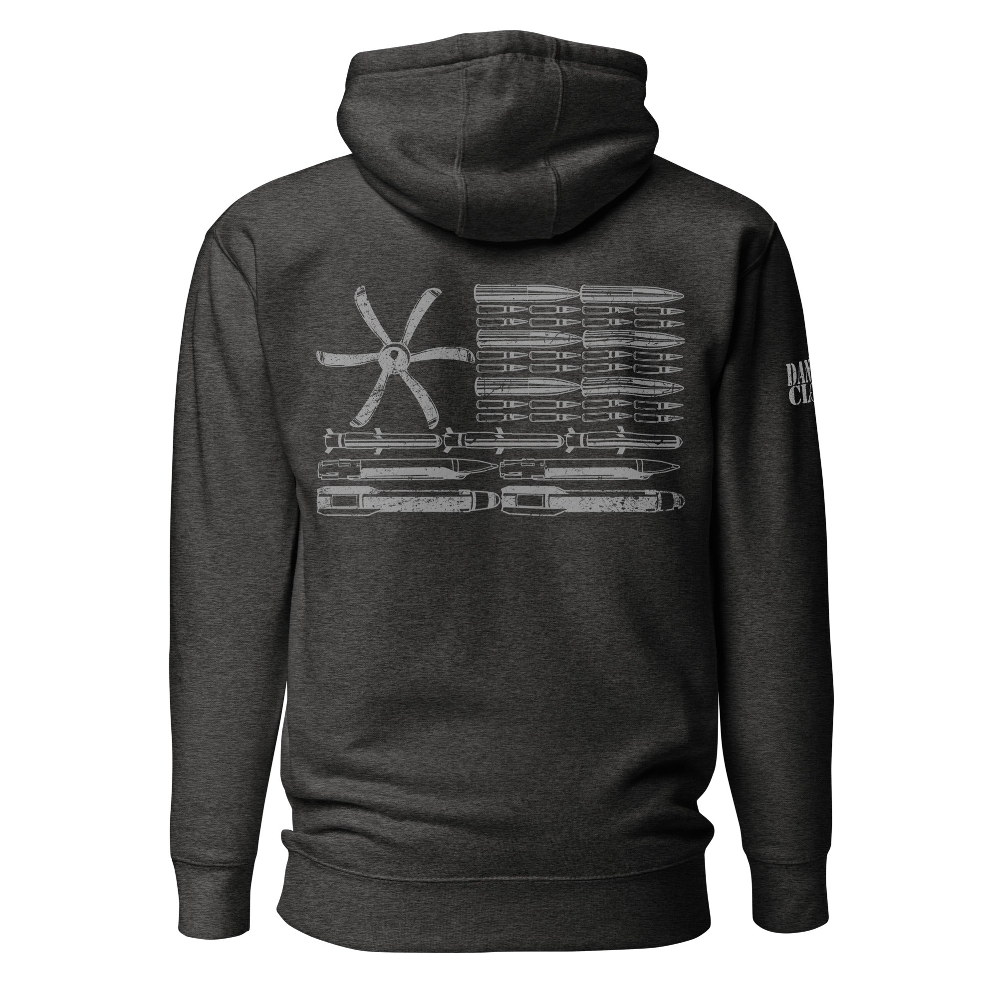 AC-130 Bullet Flag Unisex Hoodie - Danger Close Apparel