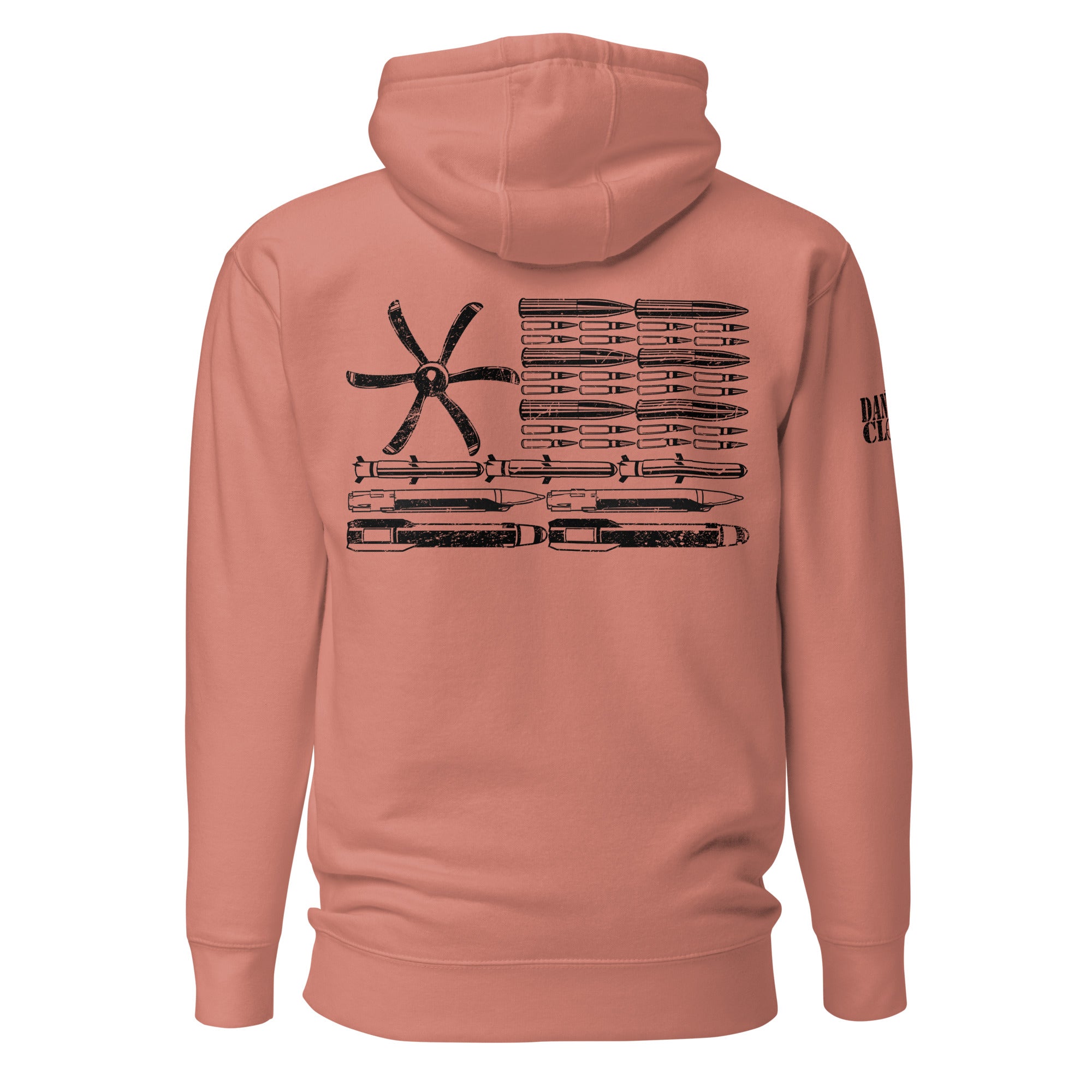 AC-130 Bullet Flag Unisex Hoodie - Danger Close Apparel