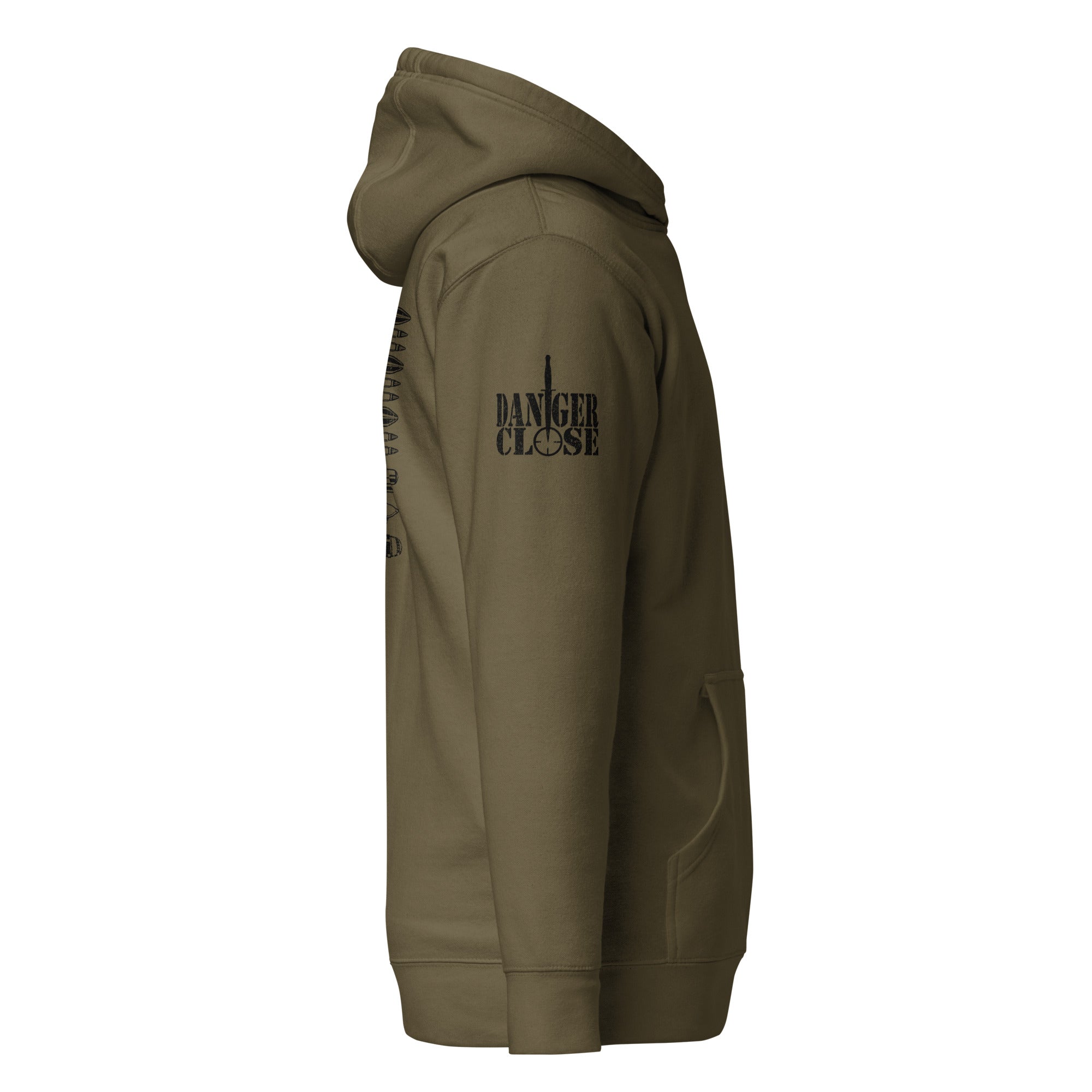 AC-130 Bullet Flag Unisex Hoodie - Danger Close Apparel