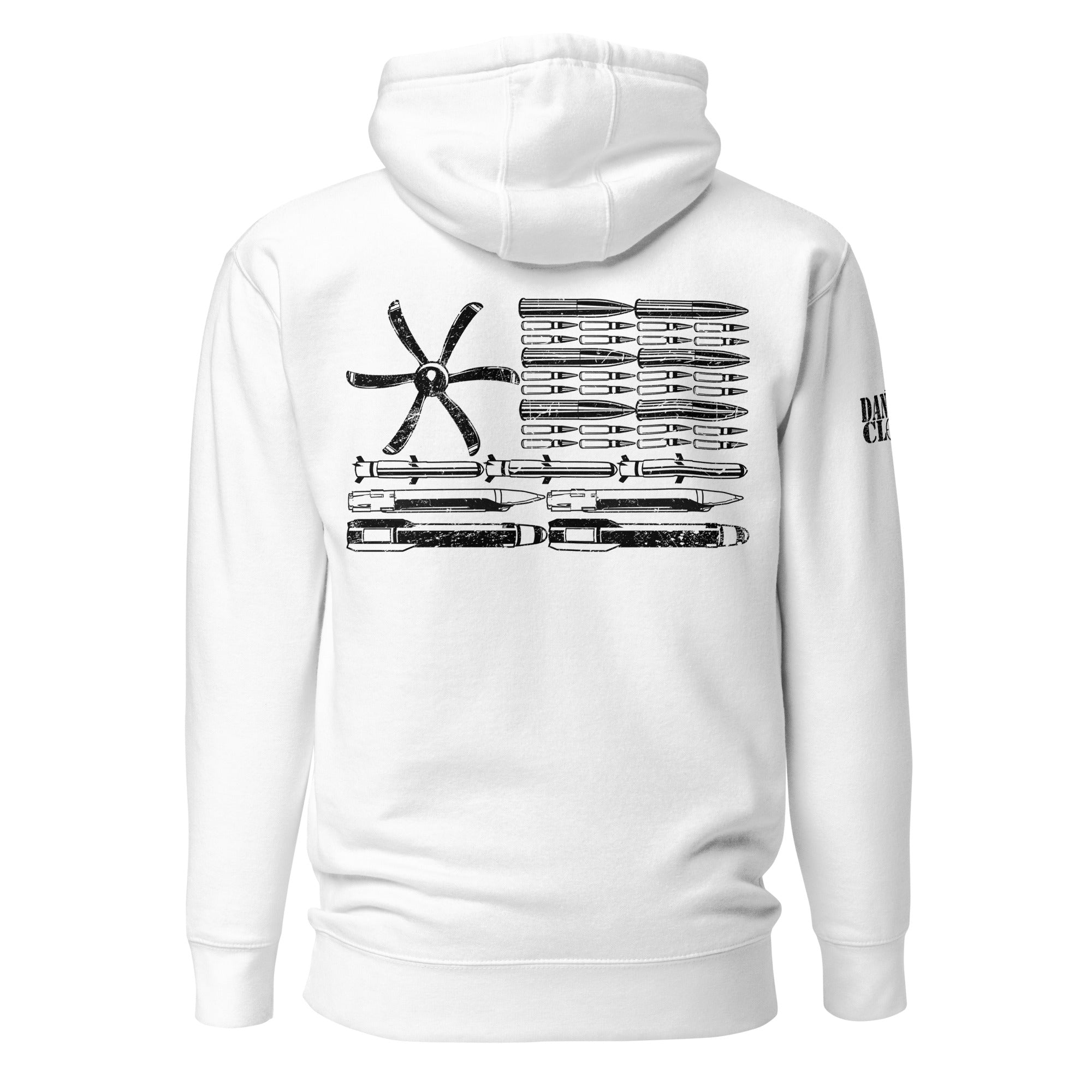 AC-130 Bullet Flag Unisex Hoodie - Danger Close Apparel