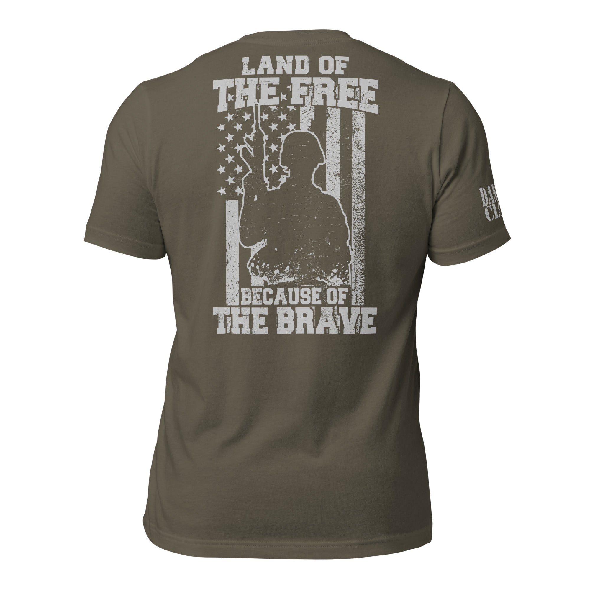 11B Because of the Brave Unisex t-shirt - Danger Close Apparel