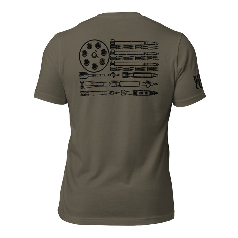 A-10 Bullet Flag Unisex t-shirt