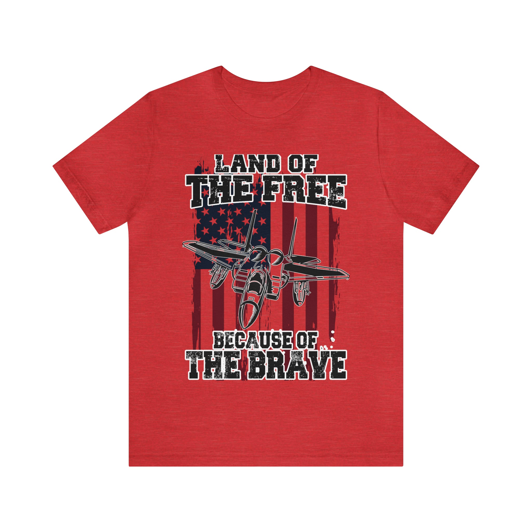 Because of the Brave F-15 - Men's and Women's Tee - Danger Close Apparel
