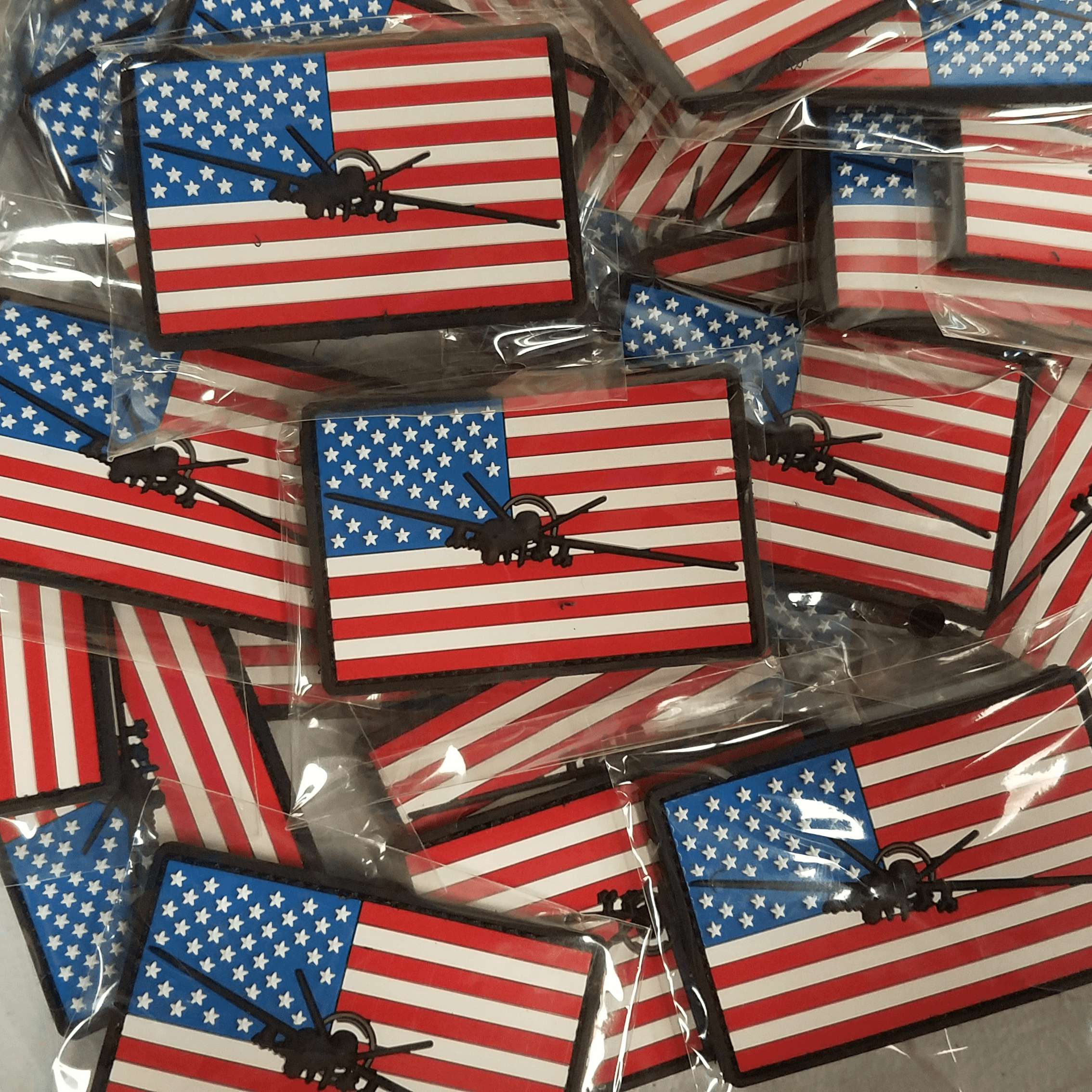 MQ-9 Reaper Flag Patch - PVC/Rubber - Danger Close Apparel