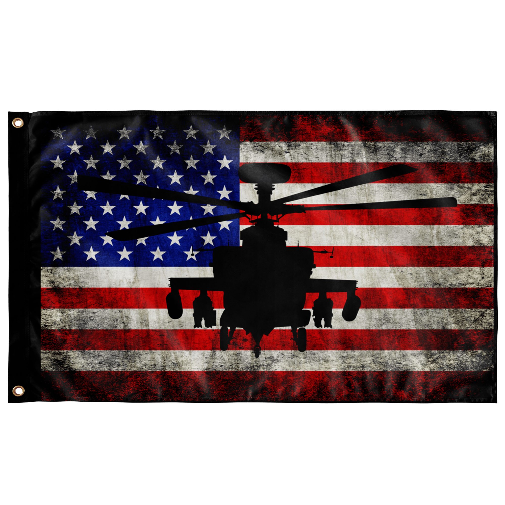 AH-64 Apache Wall Flag - 3x5 feet - Danger Close Apparel
