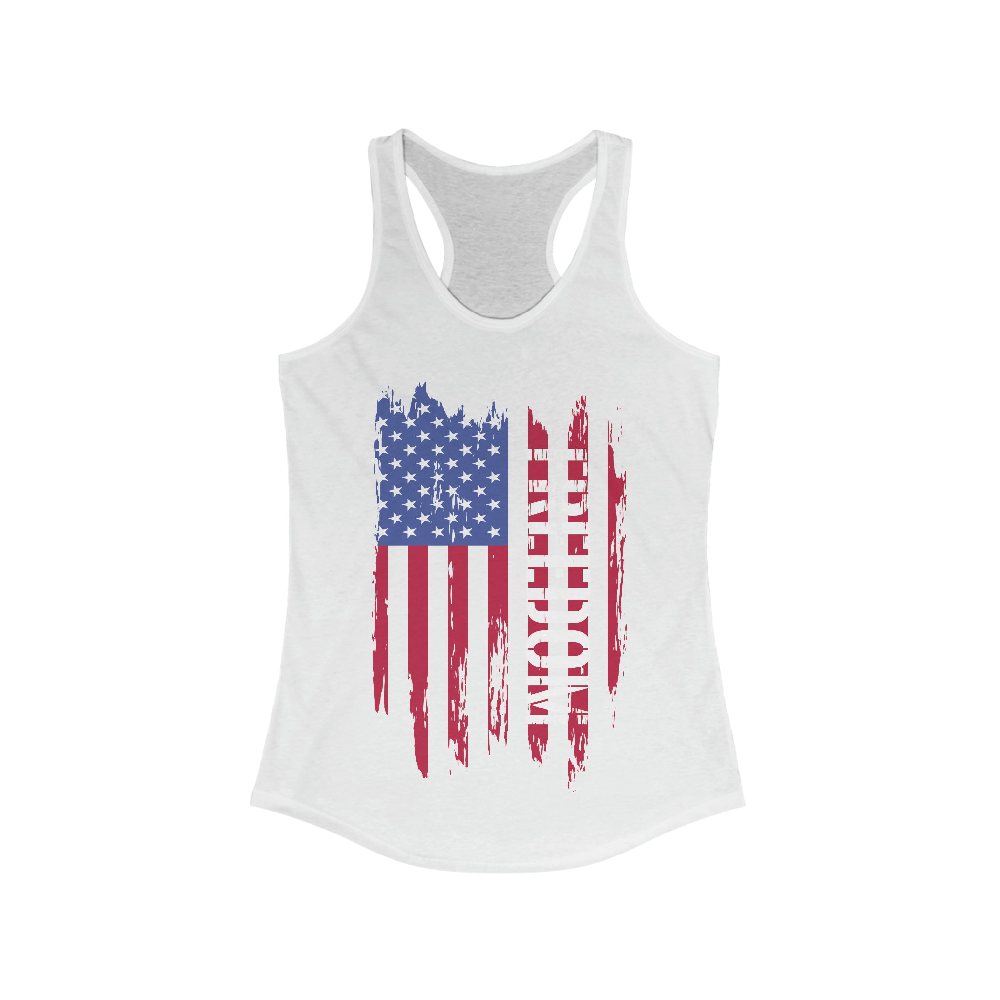 Freedom Flag - Women's Tri-Blend Racerback Tank - Danger Close Apparel