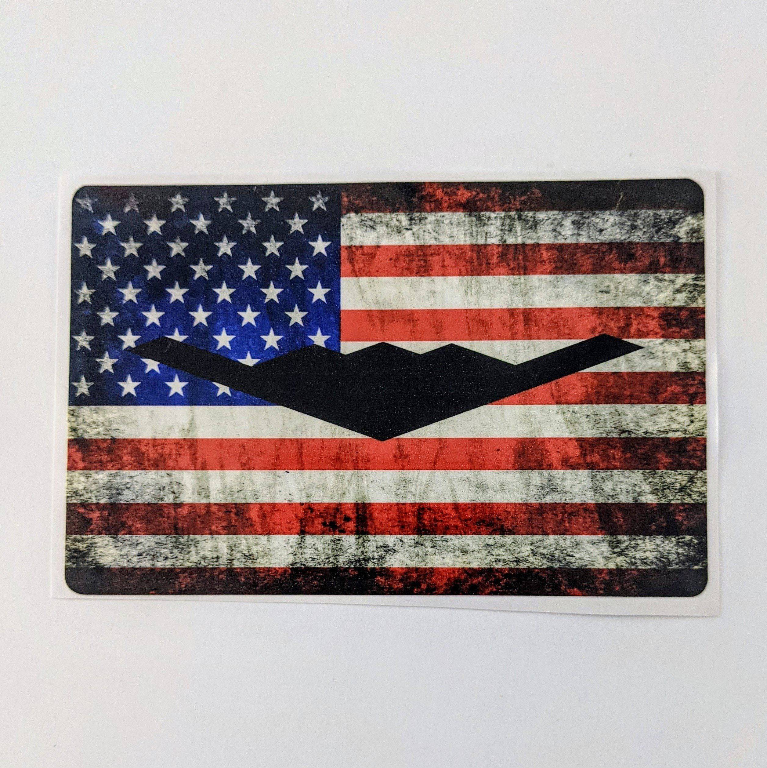 B-2 Spirit - American Flag Decal - Danger Close Apparel