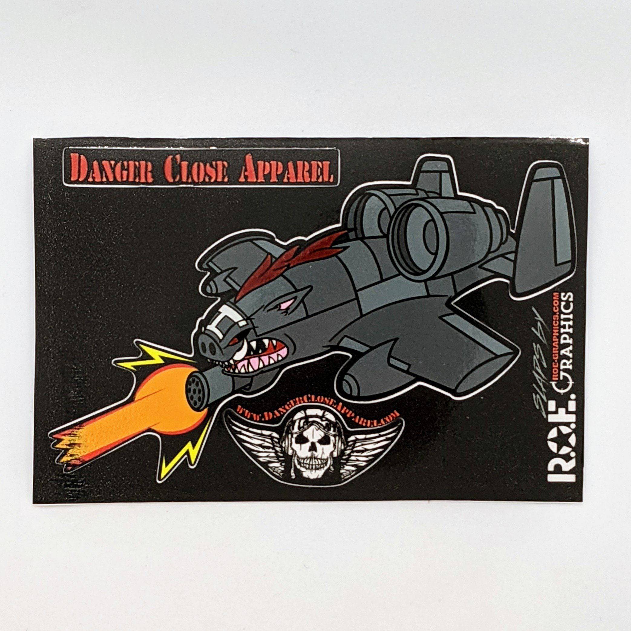 A-10 Warthog Toon - Slap - Danger Close Apparel