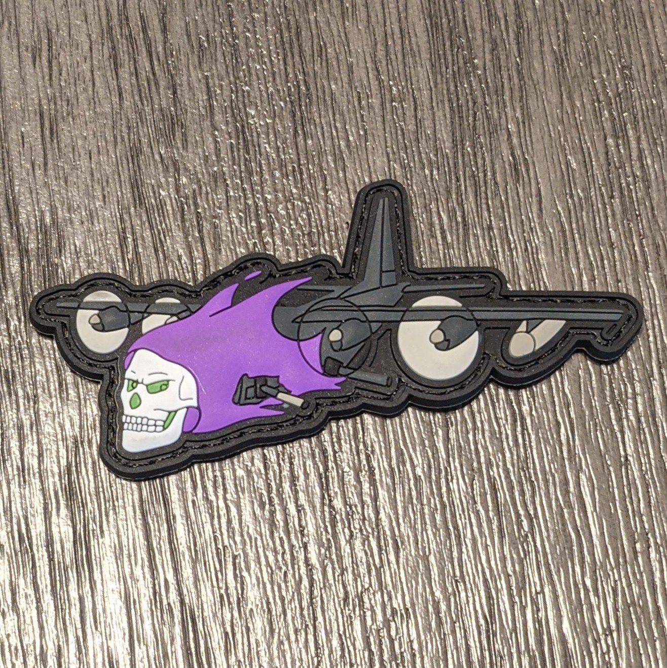 AC-130 Gunship Toon - PVC Patch - Danger Close Apparel