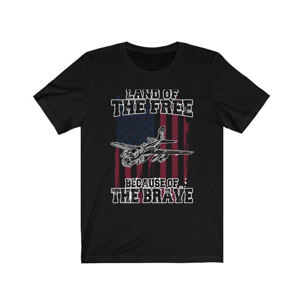EA-6B Prowler - Because of the Brave - Mens Tee - Danger Close Apparel