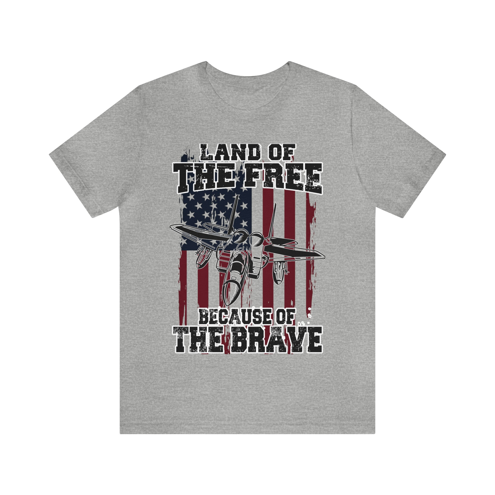 Because of the Brave F-15 - Men's and Women's Tee - Danger Close Apparel