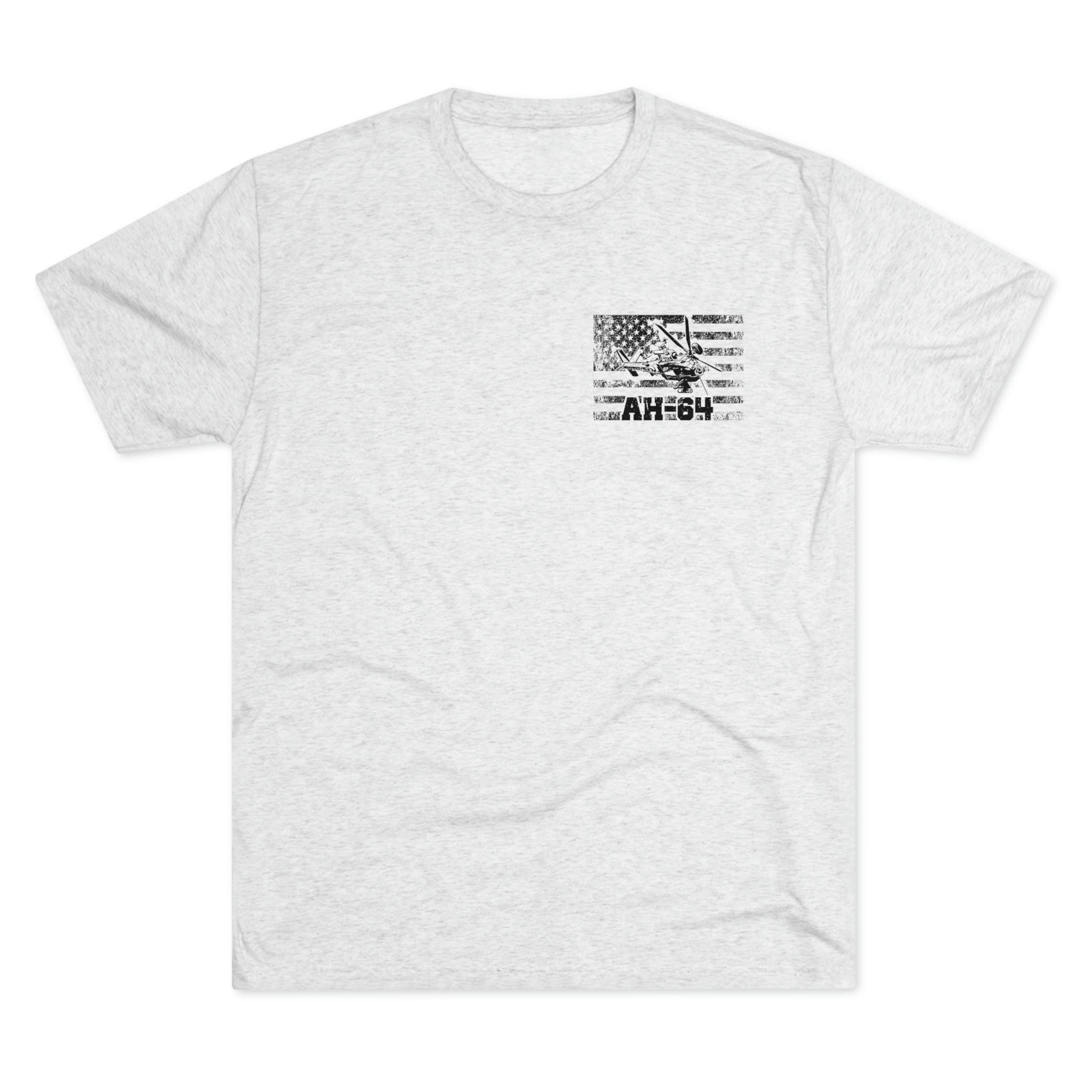 AH-64 - Because of the Brave - Men's Tri-blend Tee - Danger Close Apparel