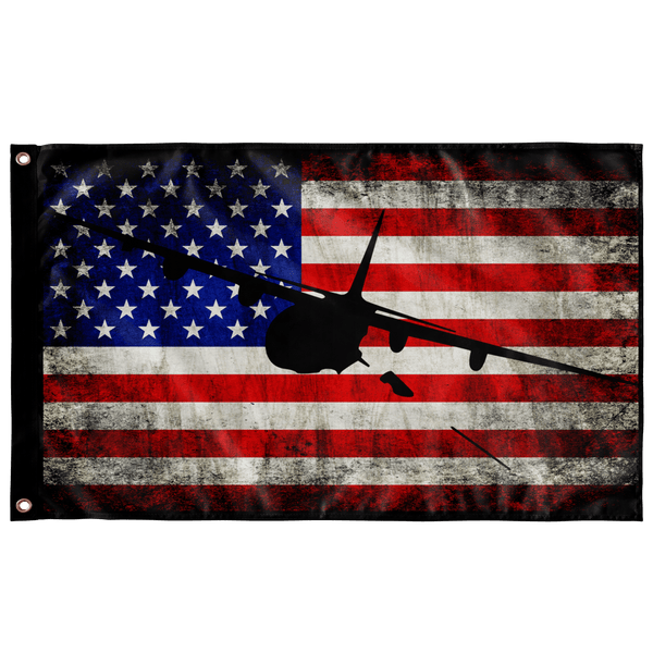 AC-130 Gunship Wall Flag - 3 x 5 feet - Danger Close Apparel