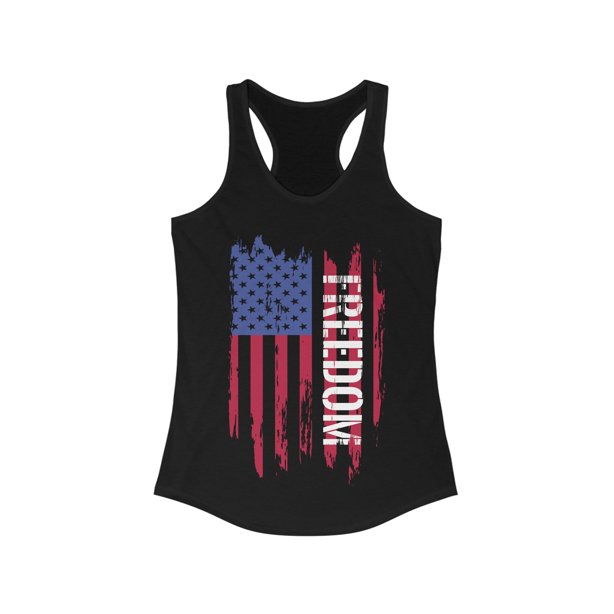 Freedom Flag - Women's Tri-Blend Racerback Tank - Danger Close Apparel