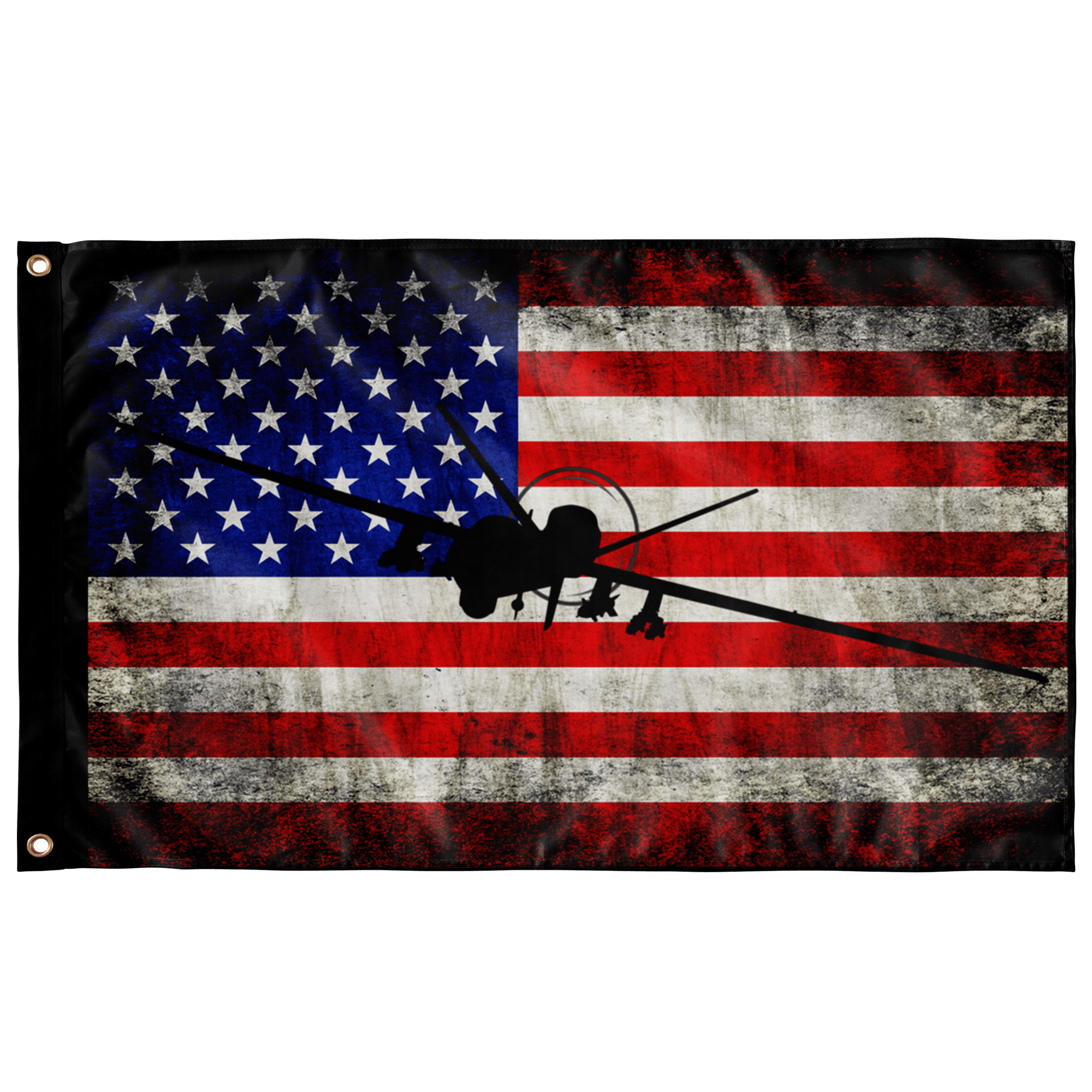MQ-9 Reaper Wall Flag - 3x5 feet - Danger Close Apparel