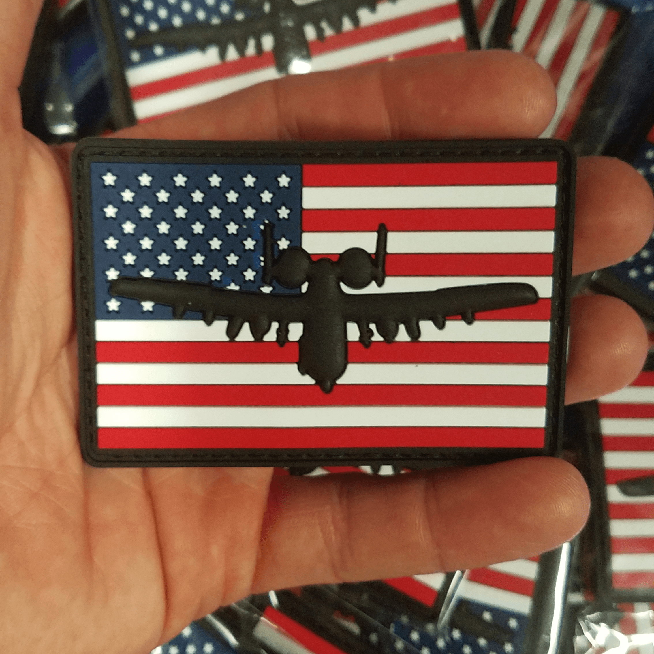 A-10 Warthog Flag Patch - PVC/Rubber - Danger Close Apparel
