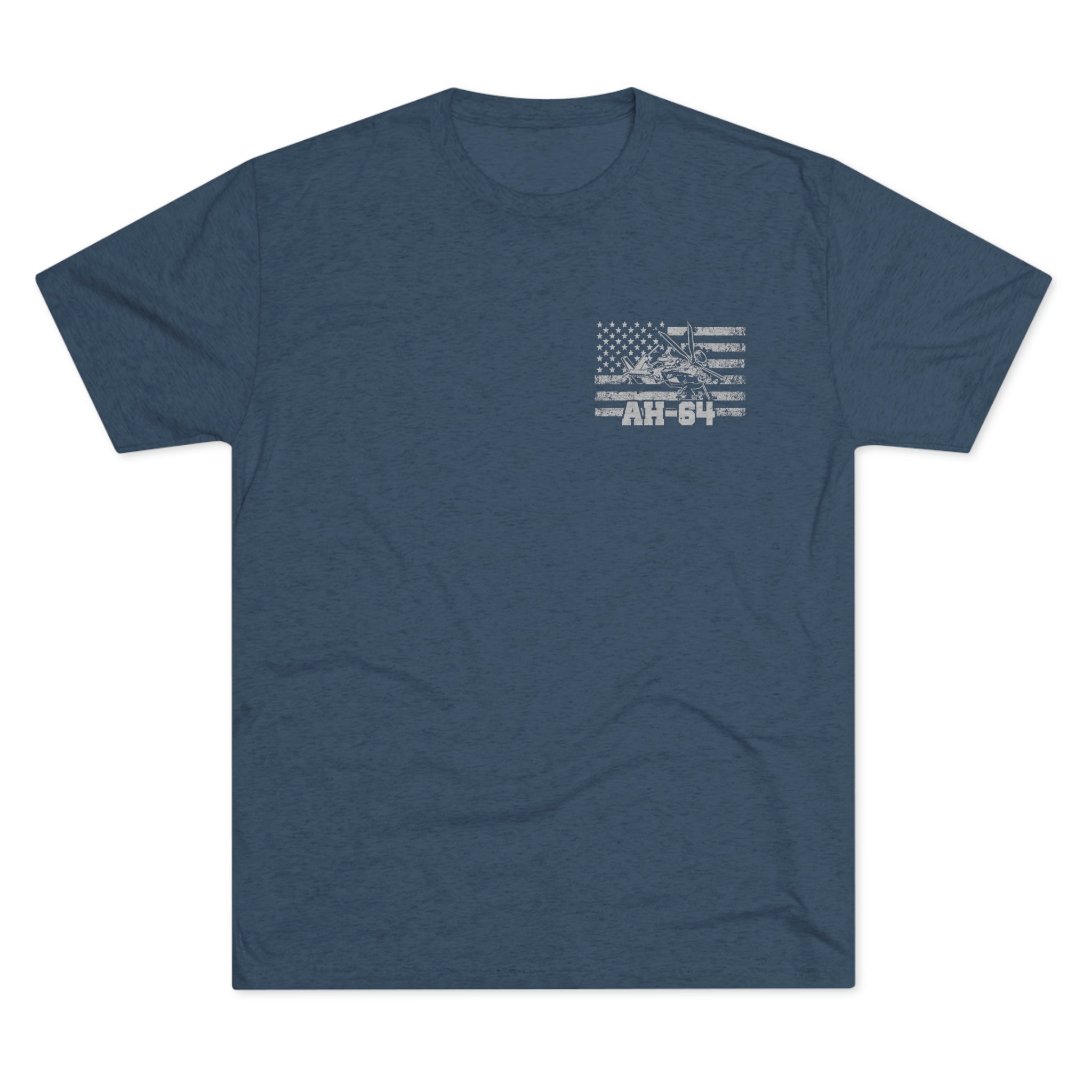 AH-64 - Because of the Brave - Men's Tri-blend Tee - Danger Close Apparel