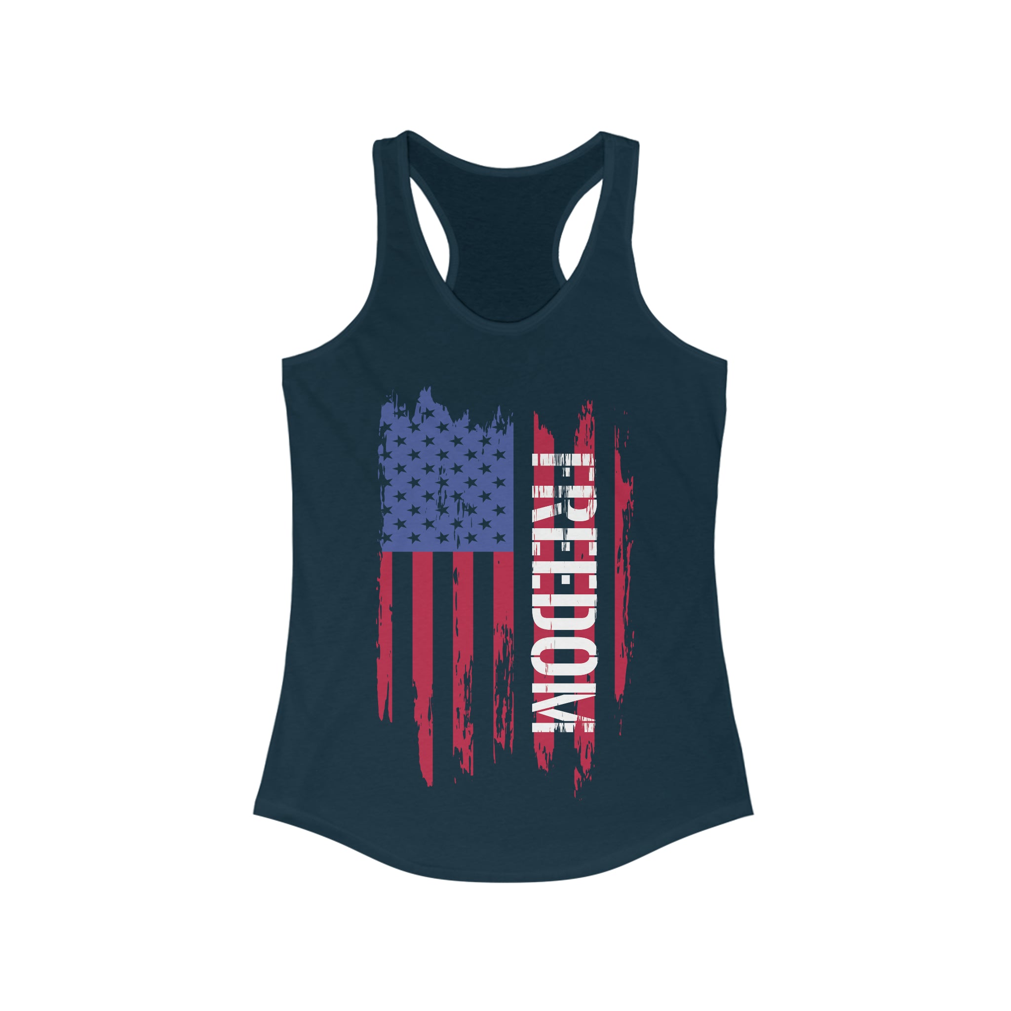 Freedom Flag - Women's Tri-Blend Racerback Tank - Danger Close Apparel