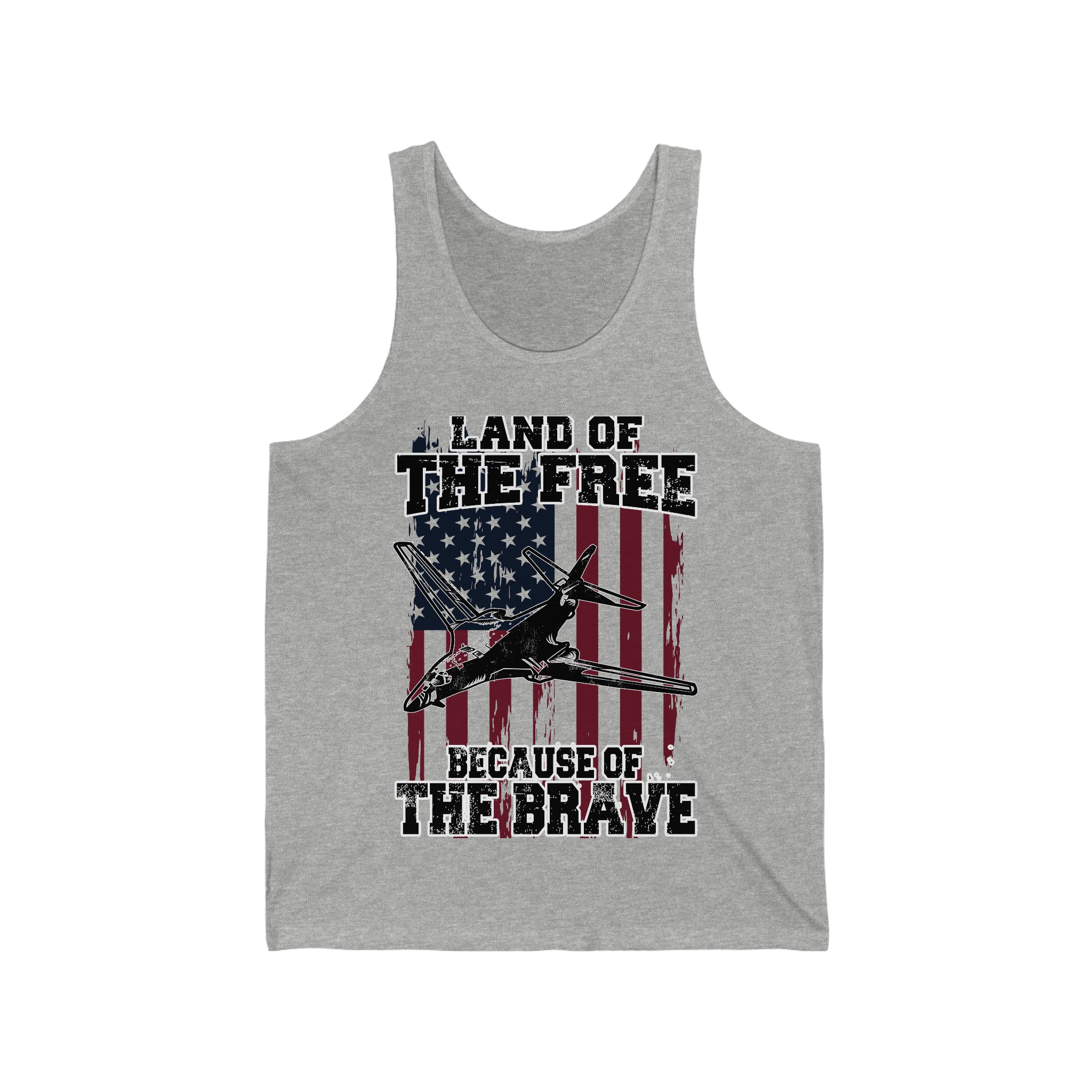 Because of the Brave - B1-B - Men's Tank - Danger Close Apparel
