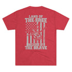 CH-47 Because of the Brave - Men's Tri-blend Tee - Danger Close Apparel