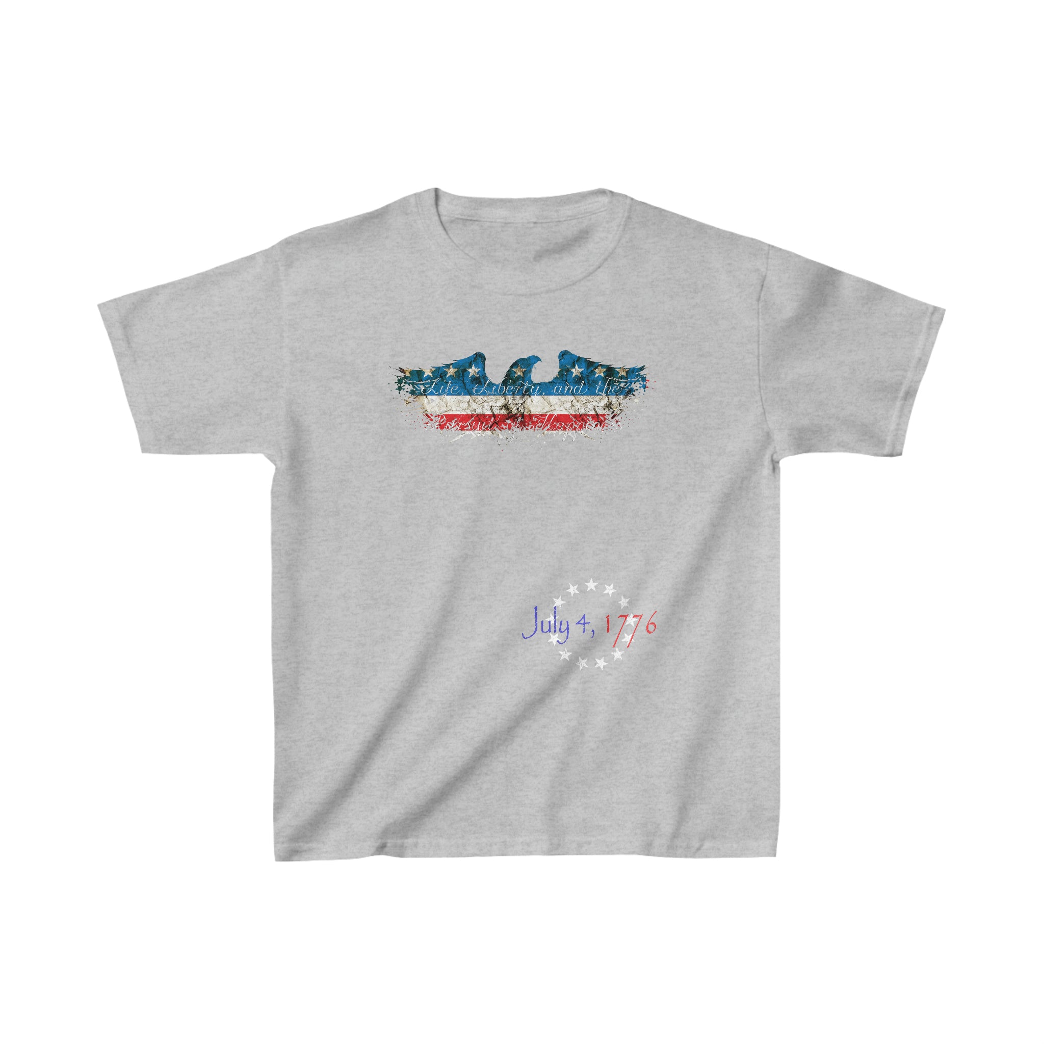 Life Liberty Eagle - 4th of July - Kids Tee - Danger Close Apparel