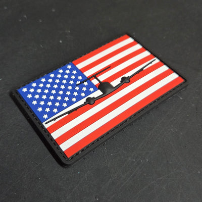 C-12 Huron Flag Patch - PVC/Rubberized - Danger Close Apparel