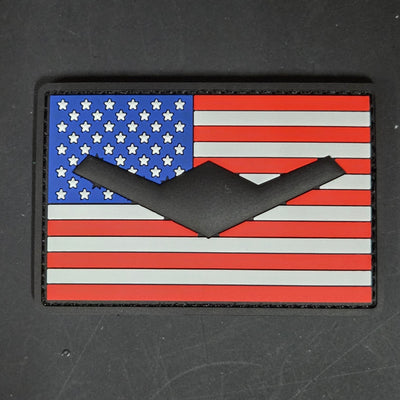 B-21 Raider Flag Patch - PVC/Rubberized - Danger Close Apparel
