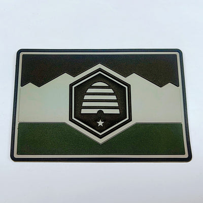 Urban Camo State Flag - PVC Patches - Danger Close Apparel