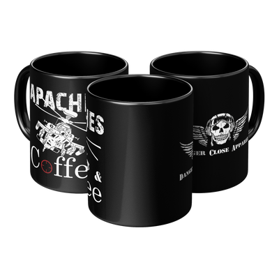 Apaches and Coffee - 11oz Mug - Danger Close Apparel