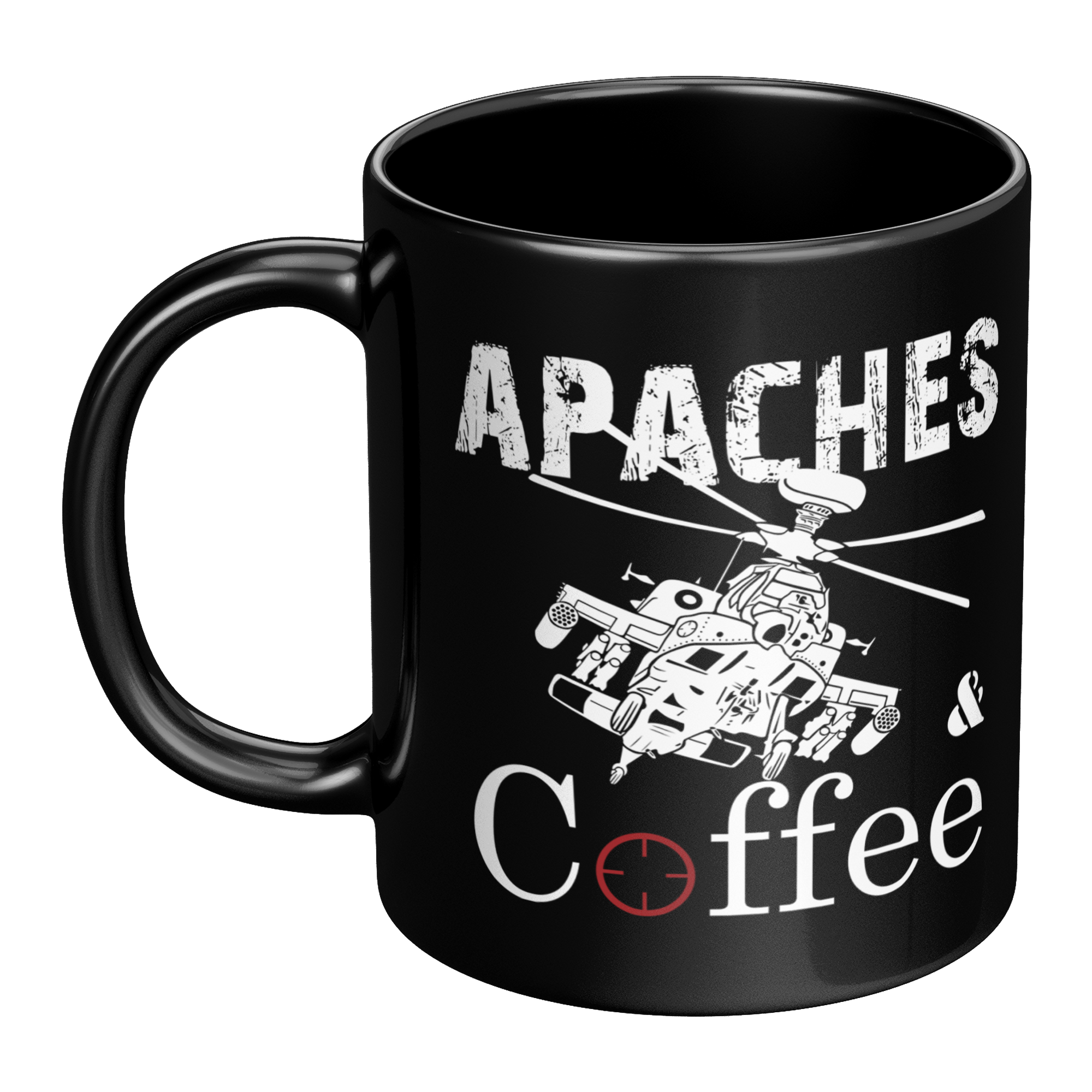 Apaches and Coffee - 11oz Mug - Danger Close Apparel