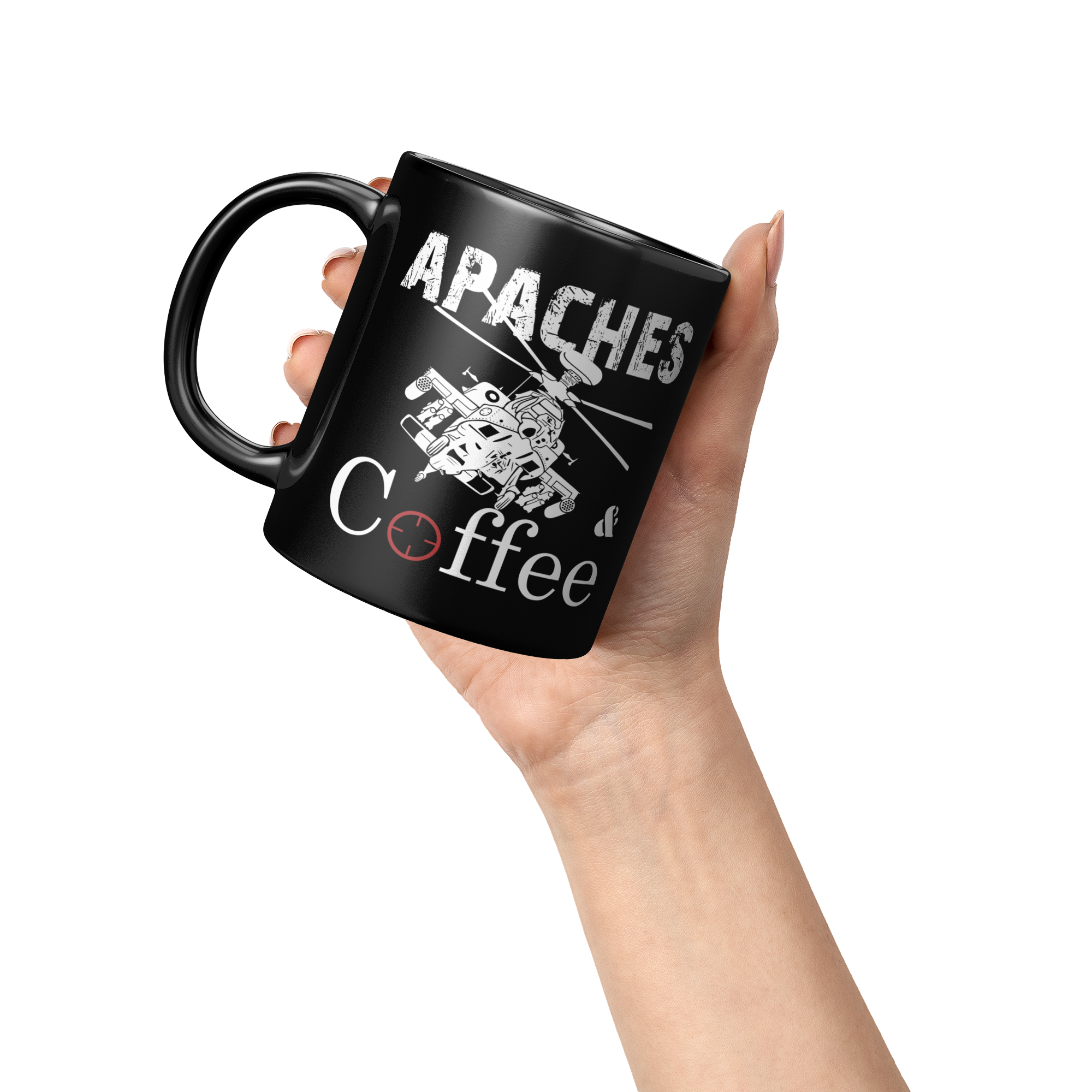 Apaches and Coffee - 11oz Mug - Danger Close Apparel