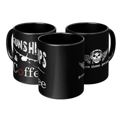 Gunships and Coffee - 11oz Mug - Danger Close Apparel