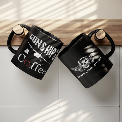 Gunships and Coffee - 11oz Mug - Danger Close Apparel