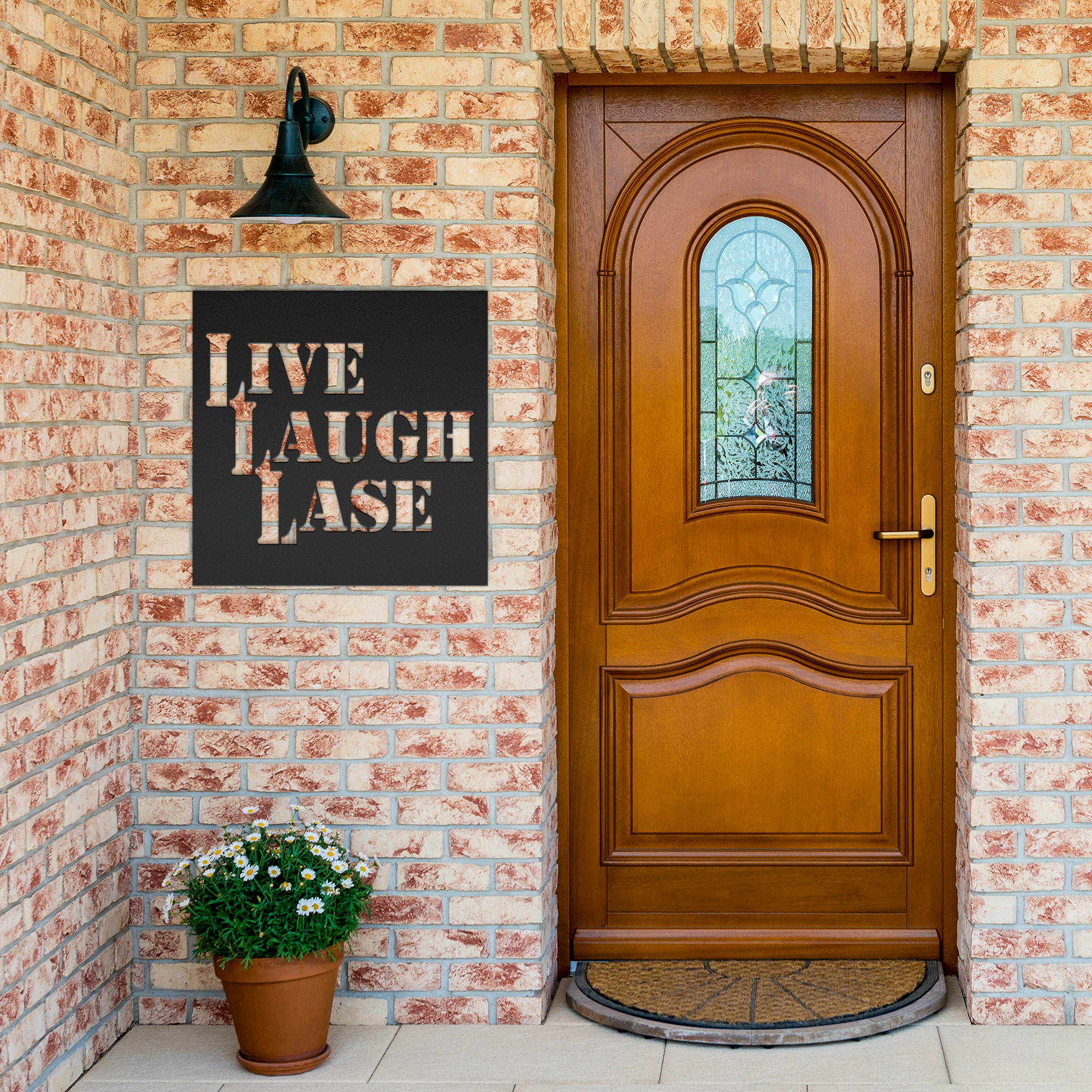 Live Laugh Lase - Metal Sign - Danger Close Apparel