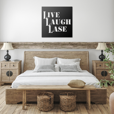 Live Laugh Lase - Metal Sign - Danger Close Apparel