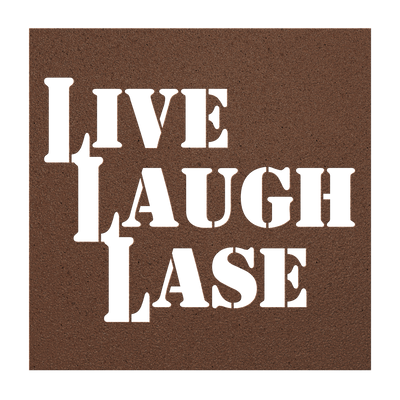 Live Laugh Lase - Metal Sign - Danger Close Apparel