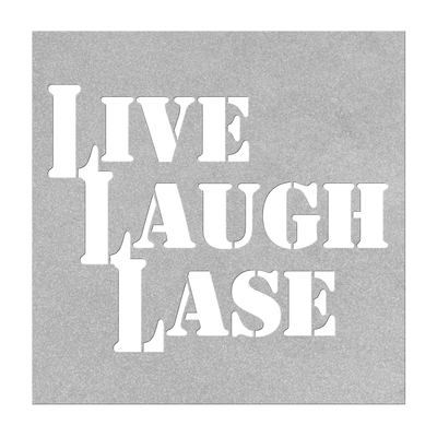 Live Laugh Lase - Metal Sign - Danger Close Apparel