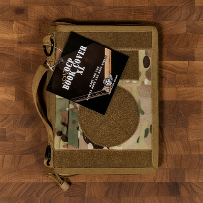 Tactical Book Cover Large - Fits Scouts Field book and most Bibles - Danger Close Apparel