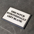 Intentionally Left Blank - PVC Patch - Danger Close Apparel - Military Aviation