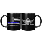 Thin Blue Line Mug - Danger Close Apparel - Military Aviation